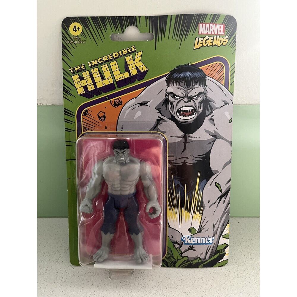 2021 Hasbro Marvel Legends Retro 3.75" Incredible Grey Hulk Action Figure